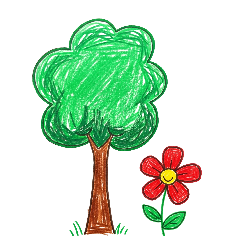Baum und Blume