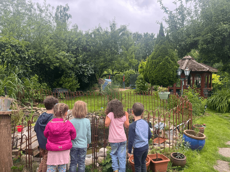 Ausflug in einen fremden Garten